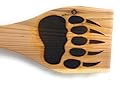 Bear Claw Grill Scraper - Cedar Wood Safer than Metal Bristle Brush â€“ Made in USA â€“ Wooden Double Bevel Edge Cleans Better Between Barbecue Grates â€“ Works on Gas, Charcoal, Electric and Infrared