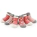 Kk 100 Unisex-baby Newborn 4-pack Colorful Socks (6-12Months, Pink series)