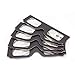 GloFX 5 Pack Paper Diffraction Glasses, Black, Light Prism Starburst Effect – Raves, Festivals, Light Shows, Clubs, Concerts, Unique Party Favors