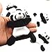 Fridge Magnets, 6 Pack Cute Plush Panda Refrigerator Magnet Sticker Decor