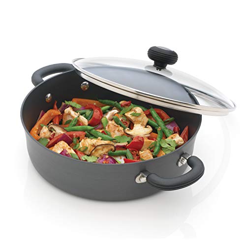 Circulon-Hard-Anodized-Nonstick-4-Quart-Covered-Casserole-Black