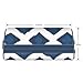 LapGear Designer Microbead Tablet Pillow Stand with Phone Pocket - Navy Ikat - Fits Most Tablet Devices - Style No. 35523