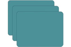 Gartful 3PCS Silicone Sheet for Crafts, Epoxy Resin Casting Molds Mat, Multi-Purpose Counter Protector, Table Saver Pad, Placemat, Art Mat, Nonskid Nonstick, Black Green (15.7 x 11.8 inches)
