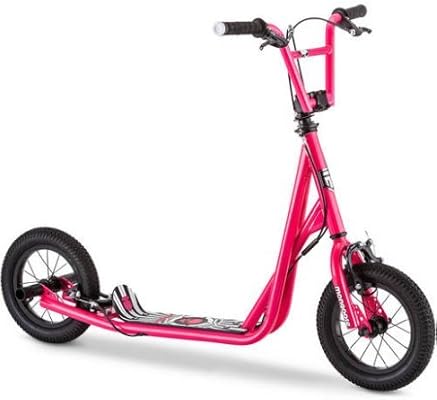 neon pink scooter