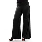 Popular Womens Plus Size Wide Leg Palazzo and Gaucho Lounge Pants 1X - 6X