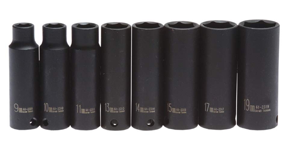 NAPA AIR TOOLS Socket Set - Deep - Metric