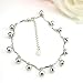 Susenstone®Lines Bell Pendant Anklet Bracelet Sandal Barefoot Beach Foot Jewelry