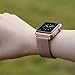 OROBAY Compatible with Apple Watch Band 38mm 40mm, Stainless Steel Milanese Loop with Magnetic Closure Replacement Band Compatible with Apple Watch Series 4 Series 3 Series 2 Series 1, Champagne Gold