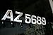 Boat & Jetski Registration Numbers - Domed/raised Decal (16 Pcs) Plain Chrome/SURF Series Font Style