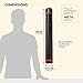 Juvale Poster Tube - Expandable Blueprint, Drafting, Document, Art Storage Hard Plastic Tube 24 to 40 inches with Adjustable Should Strap Water and Light Resistance Case (Black)