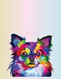 Sketch book: Cute dog cover (8.5 x 11) inches 110 pages, Blank Unlined Paper for Sketching, Drawing , Whiting , Journaling & Doodling (Cute dog ... (8.5 x 11) inches, 110 pages) (Volume 1) by 