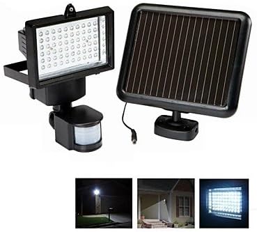 PDD 60-LED PIR Solar Ultra Bright Motion Sensor Security Light &amp; Flood Light