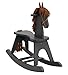 Storkcraft Wooden Rocking Horse, Gray, Kids Rocking Horse Chair Ride Toy for Toddlers and Small Children for Nursery & Playroom