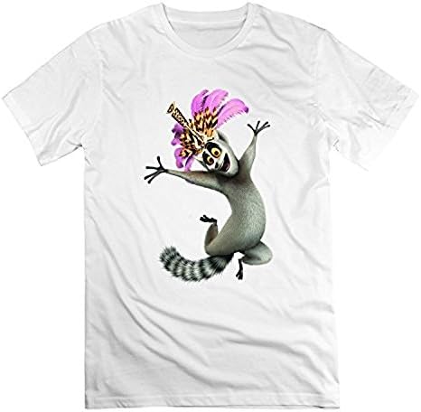 Mens All Hail King Julien Animated Madagascar Short Slev Tee Tshirt Large