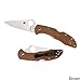 Spyderco Delica 4 Flat Ground Plain Edge Lightweight FRN Knife