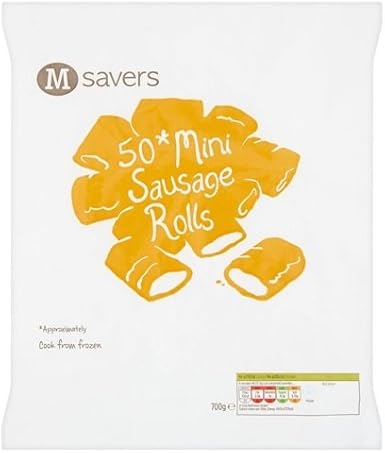 Morrisons Mini Sausage Rolls Pack Of 50 Frozen Amazon Co Uk Grocery