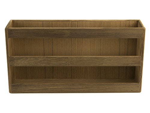 Whitecap Teak Double-Wide Magazine Rack