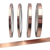 XIAOYU Stained Glass Foil Copper Tape with Conductive Adhesive Slug Repellent, EMI Shielding, Foil tape,Paper Circuits, Electrical Repairs