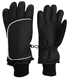 N'Ice Caps Kids and Toddler Easy On Thinsulate Waterproof Velcro Wrap Gloves