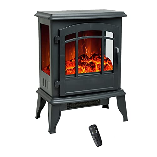 FLAME&SHADE Electric Fireplace Stove for Indoor use, 23 inch