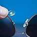 GMS Optical® Premium Grade Soft SiliconeNose Pads (SYMMETRICAL-SHAPE CLICK-ON 15MM)