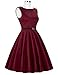 GRACE KARIN A-Line Retro Picnic Dress for Women with Belt Size L F-49