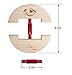 HAIBEIR Hat Stretcher - Heavy Duty - One Size Fits All Hat & Three Colors Adjust from 6 11/16 to 8 7/8 (Red)