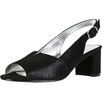 David Tate Rave Black Metallic Suede 10