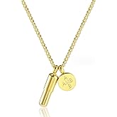 Men Women Pill Capsule Pendant Necklace 18K Gold Plated Openable Necklace Jewelry Gift 24 Inch Chain