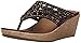 Skechers Cali Women's Beverlee - Dazzled Wedge Sandal, Chocolate, 11 M US