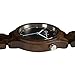 Wood Grain Handmade Mens Wrist Watch - Natural Black Sandalwood All Wooden Watch