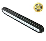 T01B Closet Light - JEBSENS 14 LED Under Cabinet Lighting And Battery Operated Wireless Motion Sensor Light With Auto On Off Function, Light Cool White And Light Beams Adjustable - Black