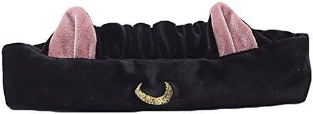 DJHbuy moon embroidery hairband lovely Cat Usagi shower headband cosmetic band