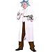 HMS Rick and Morty Rick Sanchez Wig and Eyebrow Adult Costume Set