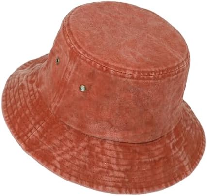 3Pcs Washed Cotton Bucket Hats for Women and Men,Fishing Hat  display picture 2