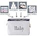 INough Large Basket for Nursery, Baby Toys Storage Bin, Empty Basket for Baby Girls or Boys Room, Wipes and Diapers, Storage Box for Nursery/Kids Room (16 x 12.2 x 11 Inches)
