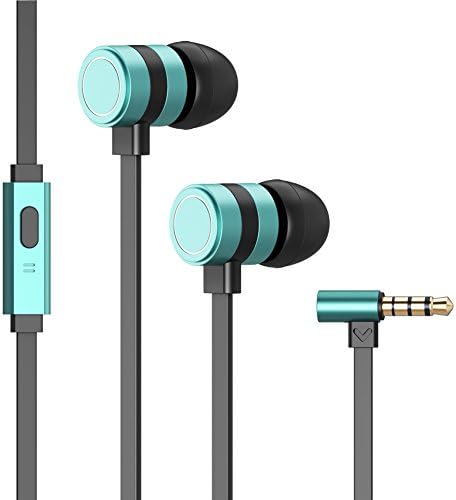 Earphones, Earbuds, in-Ear Headphones Noise Isolation Headsets Heavy Bass Earphones with Microphone Compatible iPhone Samsung iPad and Most Android Phones,M8