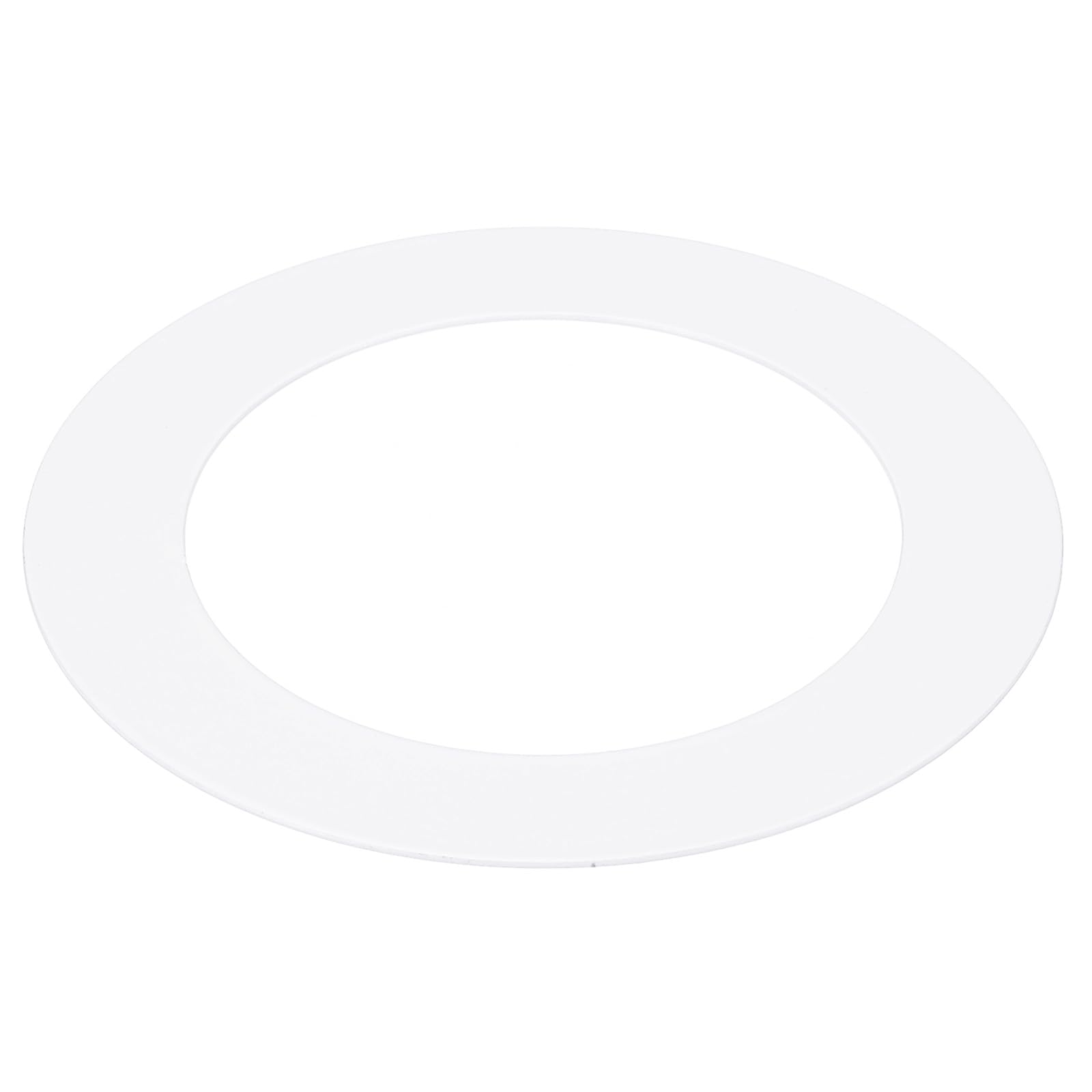 PATIKIL 2.99" ID 4.33" OD Goof Rings for Recessed Light, Gloss White Goof Metal Trim Ring Lighting Fixture for Ceiling Wall Recessed Can Downlights