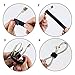 Pasow 80pcs Cable Ties Reusable Fastening Cable Ties Double Hook Tie Organiser Tie Wire Fasteners 5