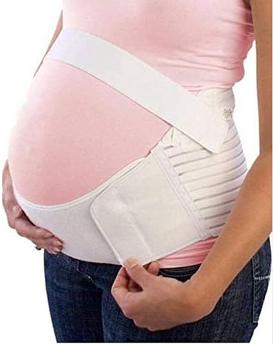 FlexyLife Pregnancy Belt - Maternity Back Support Belt for Pregnant Women Provides Abdominal and Lumbar Pain Relief - Pregnancy Back Support - Fully Adjustable and Comfortable Belly Brace