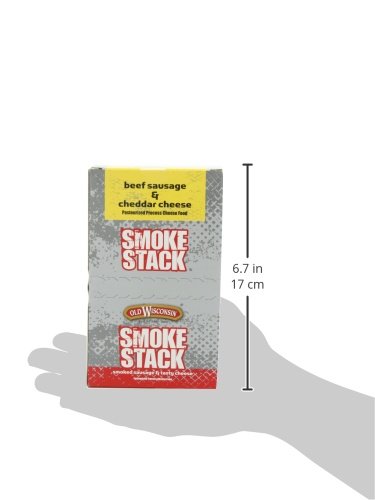 OLD WISCONSIN CHEESE, BEEF STICK AND CHEDDAR, 1-OUNCE (PACK OF 18)