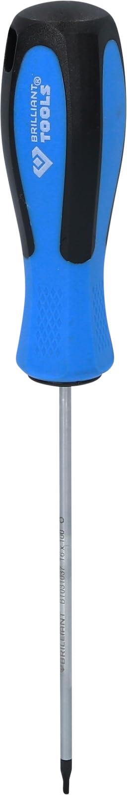 BRILLIANT TOOLS BT031037 Torx Screwdriver T6 x 100 mm [Powered by KS Tools]
