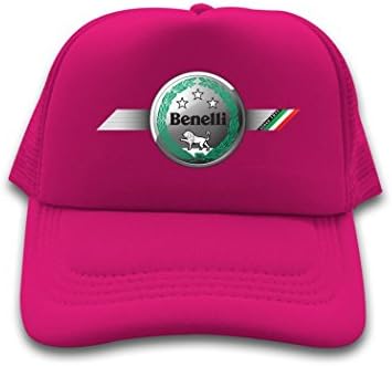 Benelli Motor Logo Opeeda Adjustable Trucker Hat Snapback Caps Rose Red For Men/Women