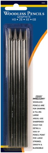 Pro Art Woodless Graphite Pencil Set