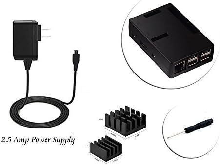 Complete Starter kit for raspberry pi 3 model b (Black)