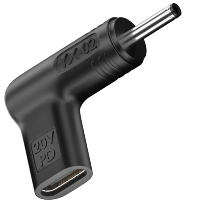 100W PD USB C to Adapter 3.5 x 1.35mm, PD USB C Female to DC Male, Type USB C to 3.5x1.35mm Adapter made for IP Camera, LED lights, Printers, Routers, Sensors, DC Adapter, CCTV Wireless Camera Series