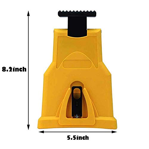 Chainsaw Teeth Sharpener, Universal Chainsaw Sharpener Fast Sharp Sharpening Stone Grinder Tool Fit for 14" 16" 18" 20" Two Hole Chain Saw Blade Sharpener - Thumbnail 6