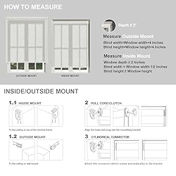Boolegon Light Filtering Roller Shades for