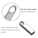Zpsolution Zipper Pull Tab Replacement Metal Zipper Handle Mend Fixer for Suitcases Luggage Jacket Backpacks Coat Boots