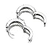 Newest Earrings,Morecome Sterling Silver Rhinestones Hoop Diamond Stud Earrings for Women